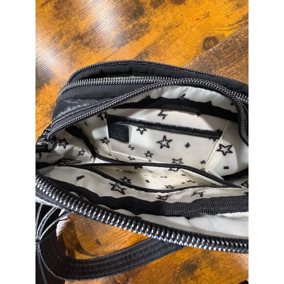 Lug COUPE Convertible Crossbody Bag  - Black With Embroidery - Picture 5 of 7